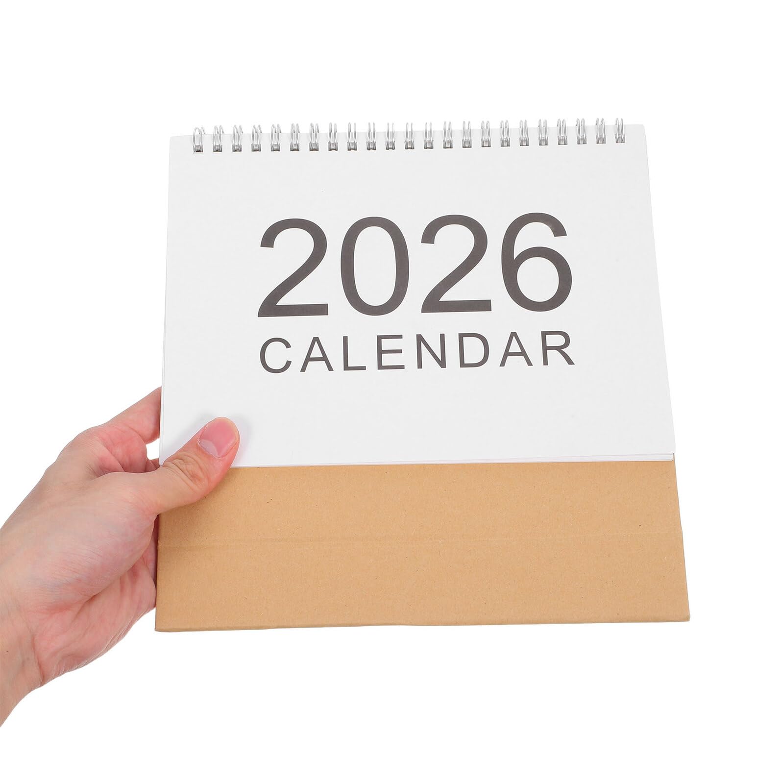 Calendario 2026 2 Pezzi Calendario da scrivania Calendario mensile Planner Giornaliero Desktop per Ufficio Casa Decorativo in Piedi