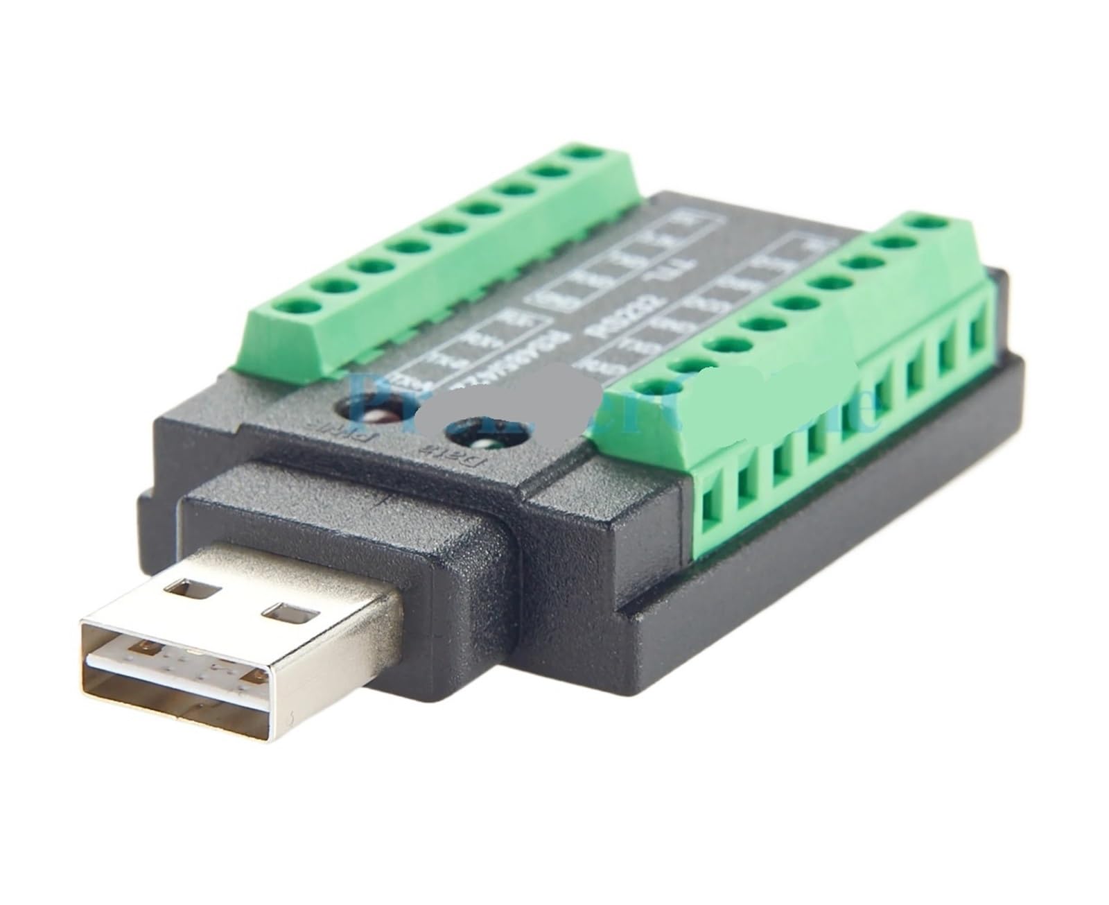 Convertidor Serie Industrial 4 en 1 USB a RS232 RS485 RS422 TTL con Chip FT232RNL USB 2,0 A A Adaptador de Bloque de terminales