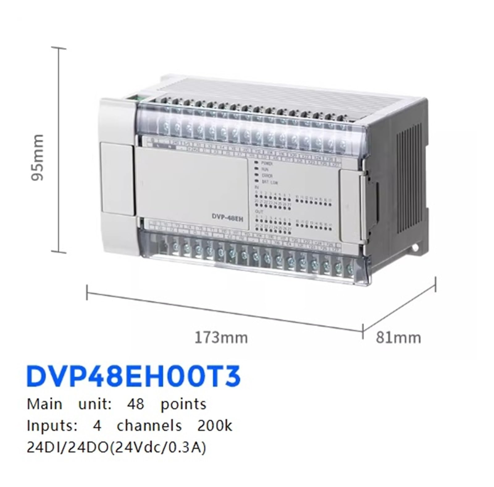 Contrôleur PLC DVP48EH00T3 Contrôleur logique programmable