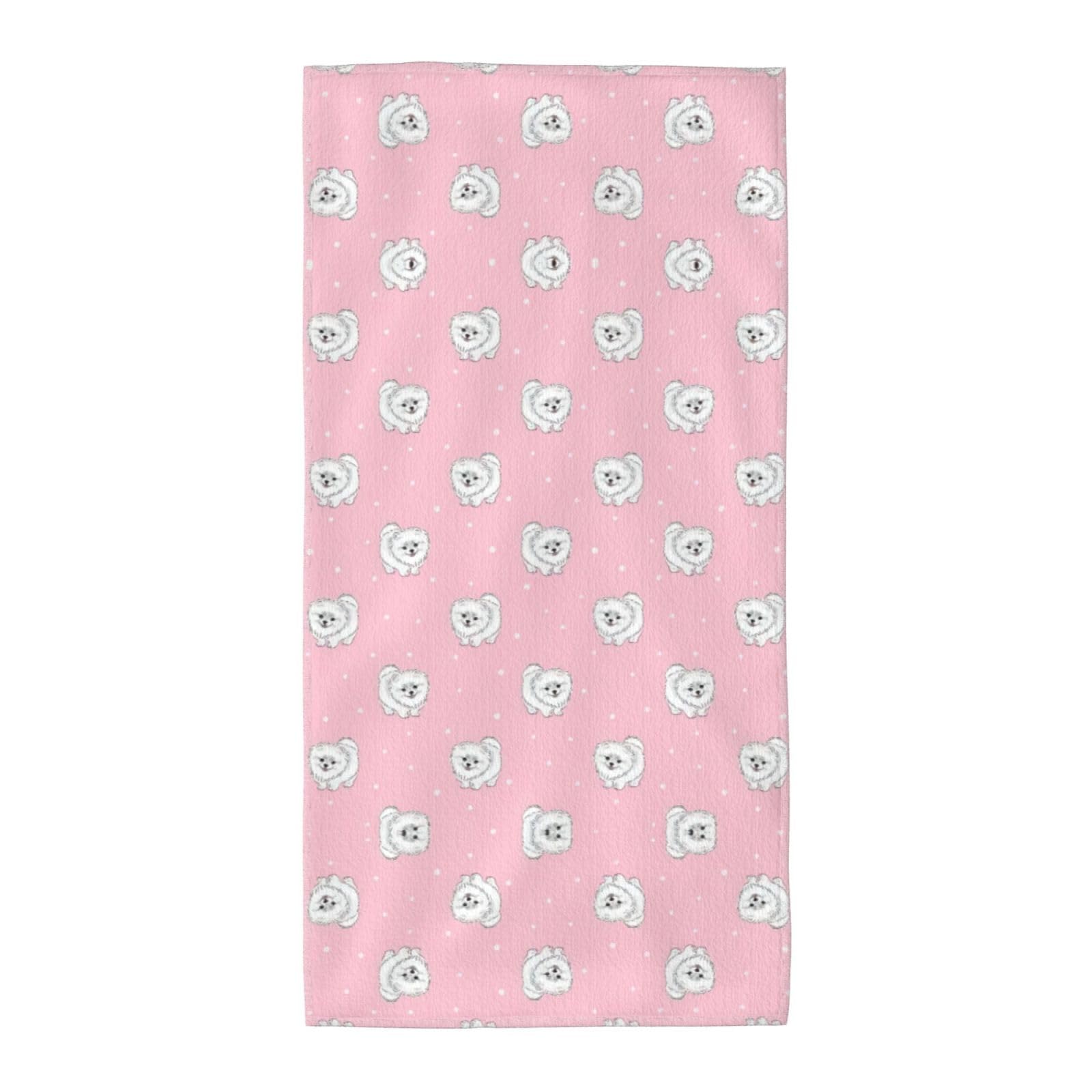 WYCZHY Pomeranians Puppies And Point Printed Quick Dry Beach Towel For Camping Travel Vacation