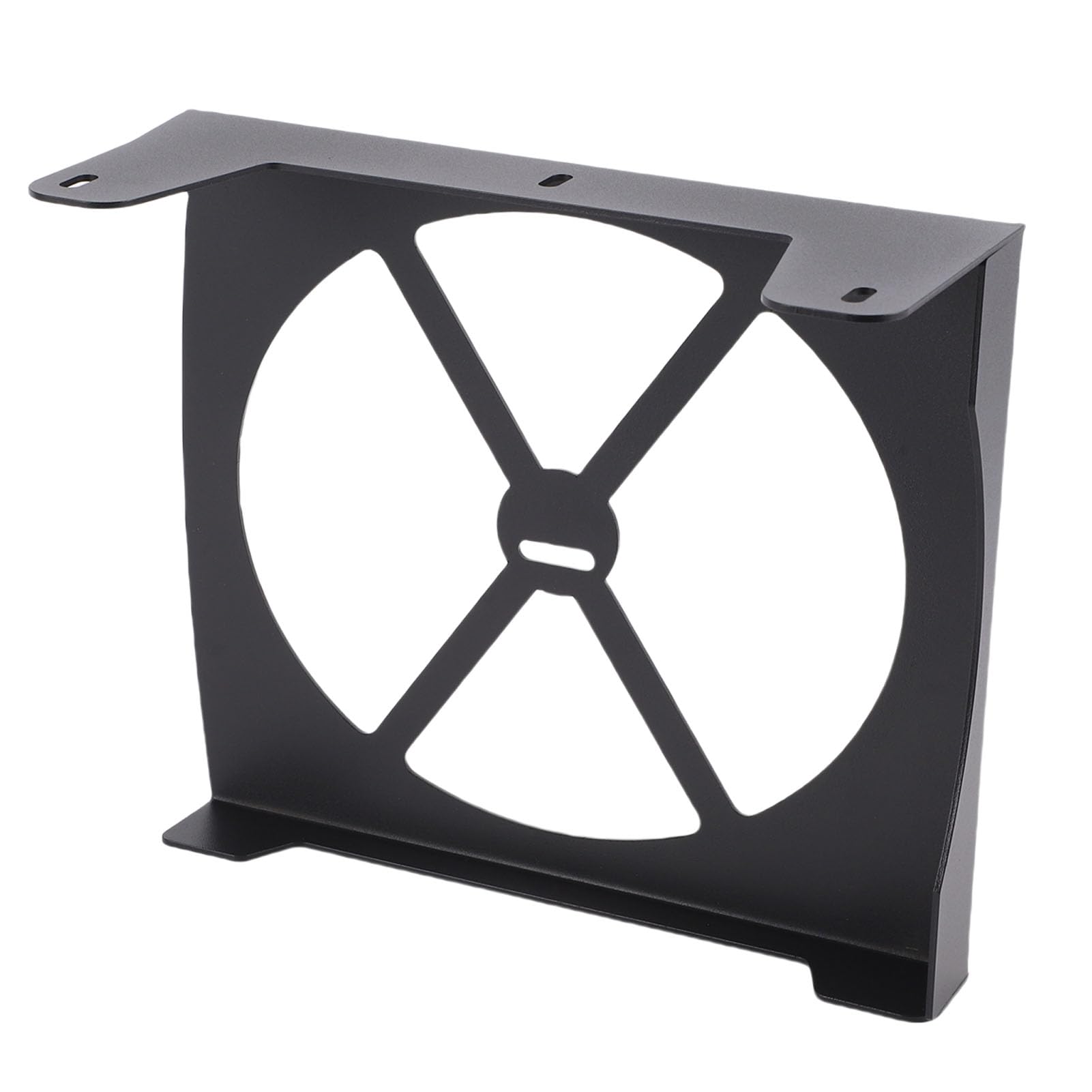 VELATEMOR Soporte de Metal para Consola Debajo del Escritorio, Ventilación Eficiente, Soporte Horizontal Delgado para Configuración de Juegos