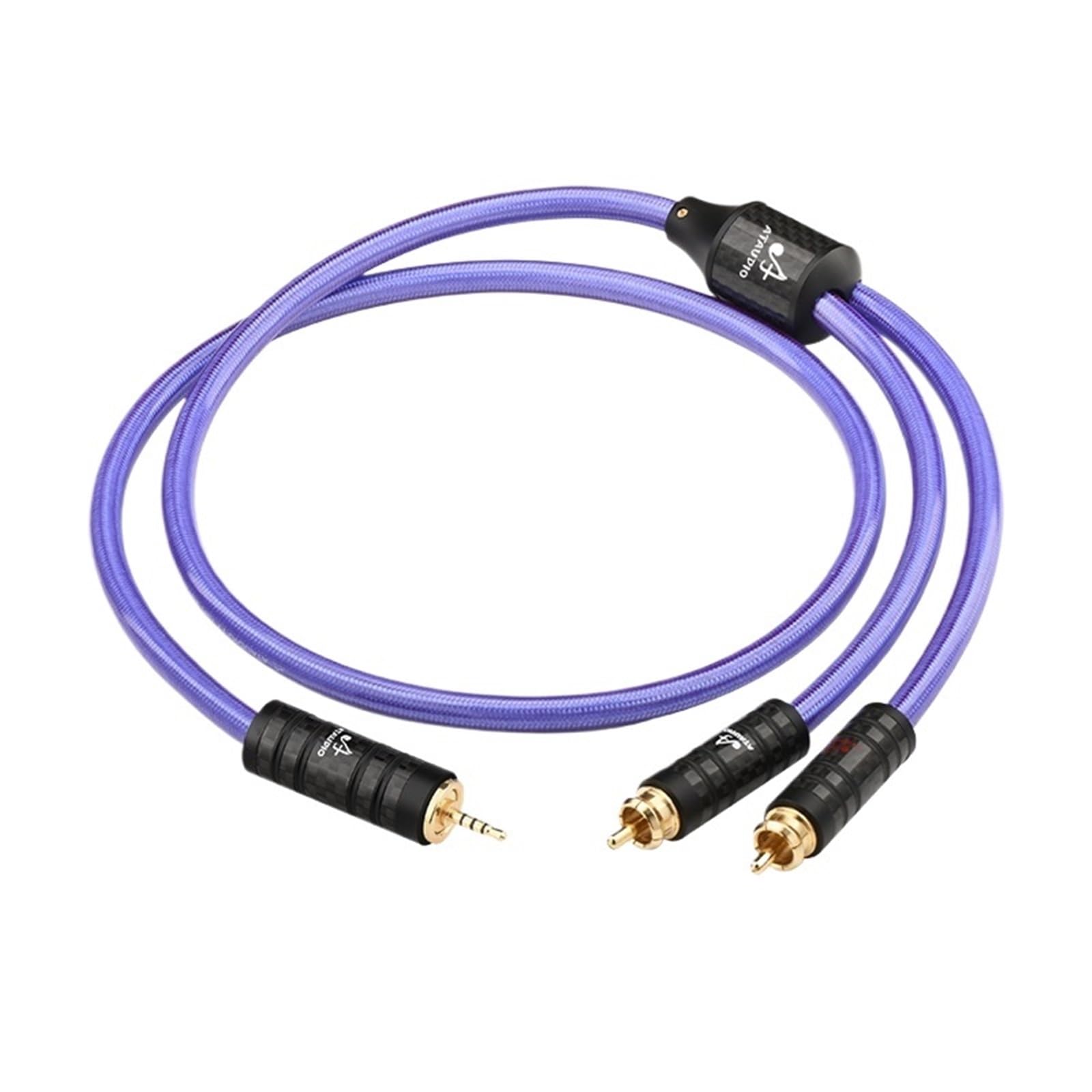 Wysokiej jakości 4,4 mm do 2 RCA, posrebrzany kabel audio HiFi do rozdzielacza Y, kabel 2RCA do wzmacniacza głośnikowego (5m)
