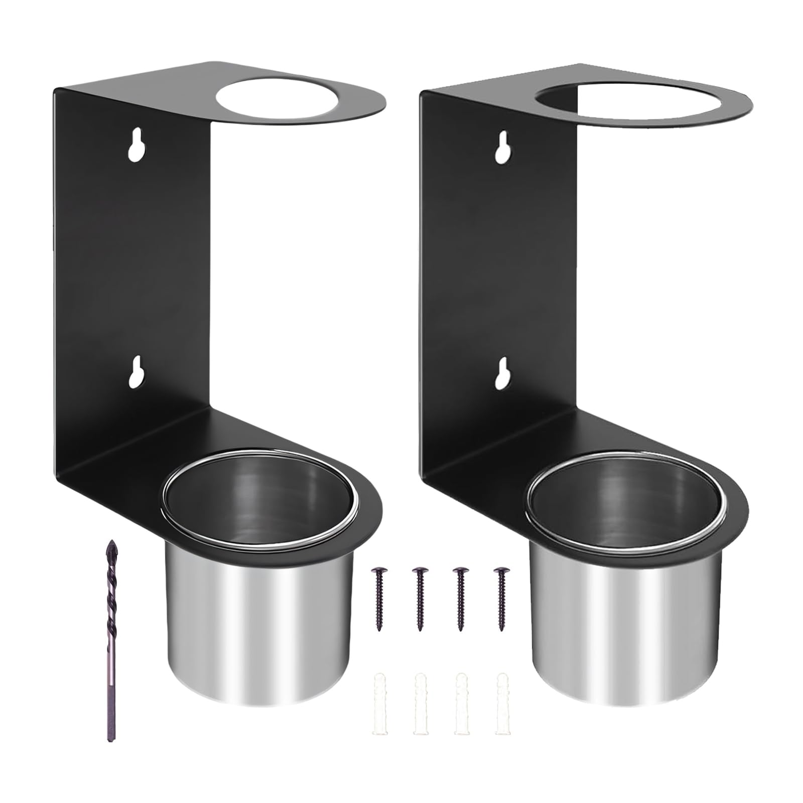 Soporte de montaje de embudo permanente con bandeja de drenaje de aceite