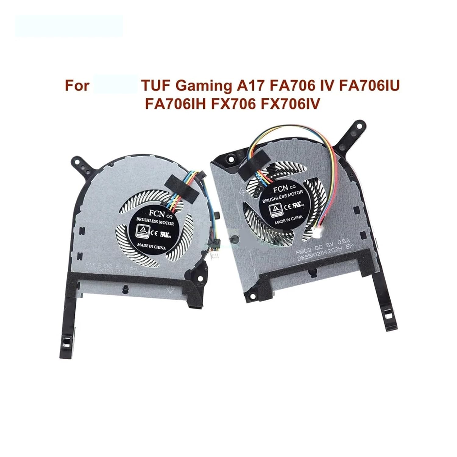 Laptop GPU/CPU Cooling Fan, Compatible with ASUS TUF Gaming A17 FA706 IV FA706IU FA706IH FX706 FX706IV FX706IU FX706IH FX706II(GPU Fan)
