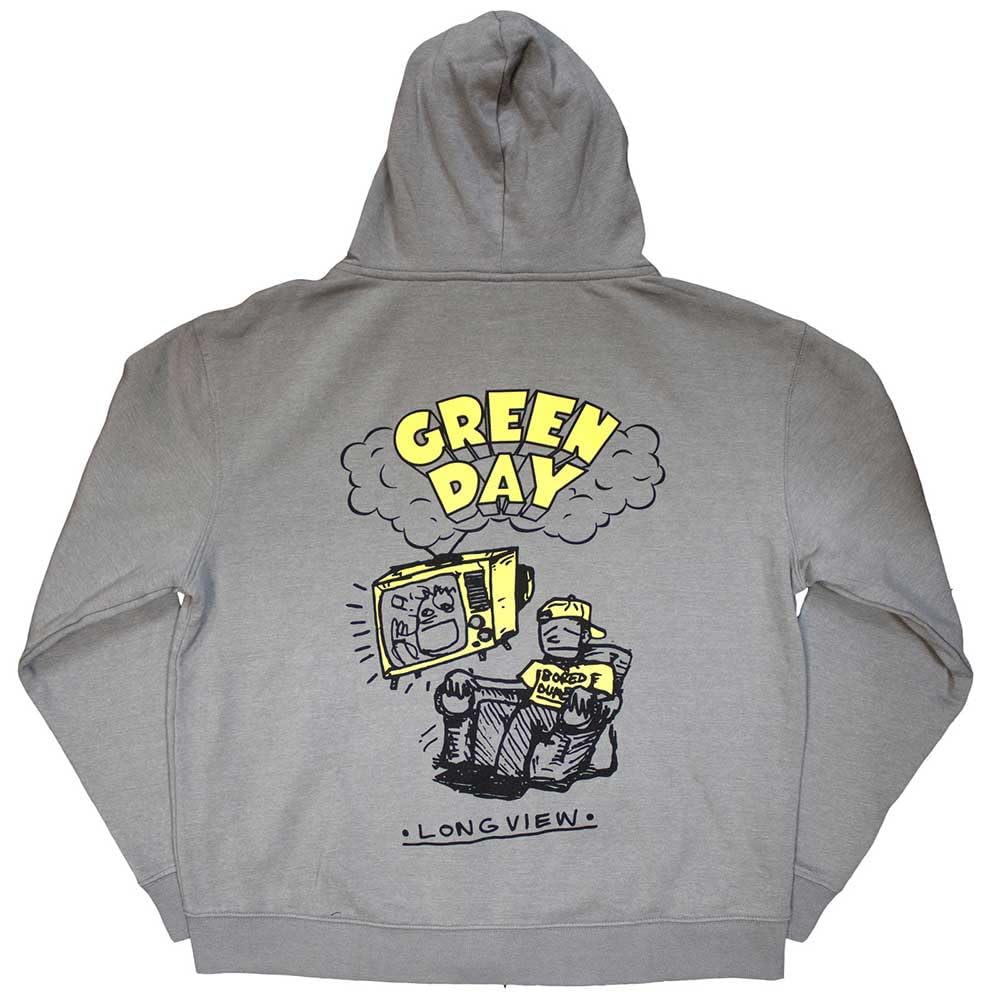 Rock Off officially licensed products Green Day Longview Doodle Zipped Hoodie M