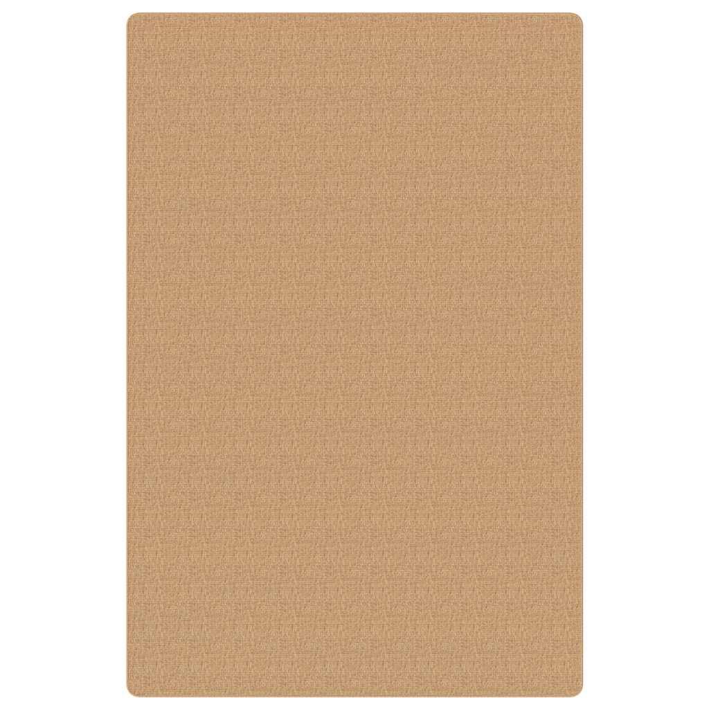 Tapis en jute 180x250 cm avec envers antidérapant en latex naturel pour salon
