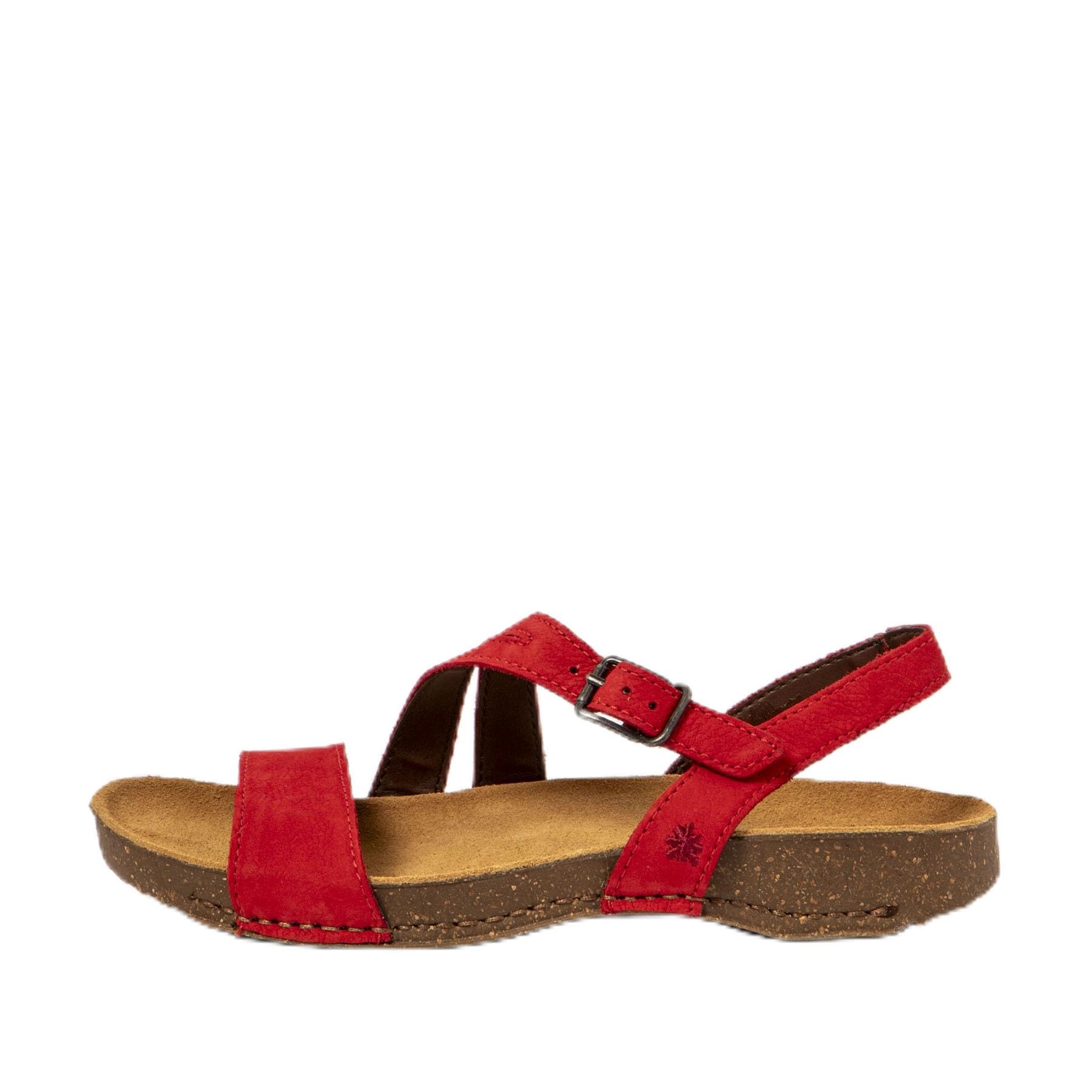 Art 1045 I Breathe, Women's Flat Sandals, red, 9 UK