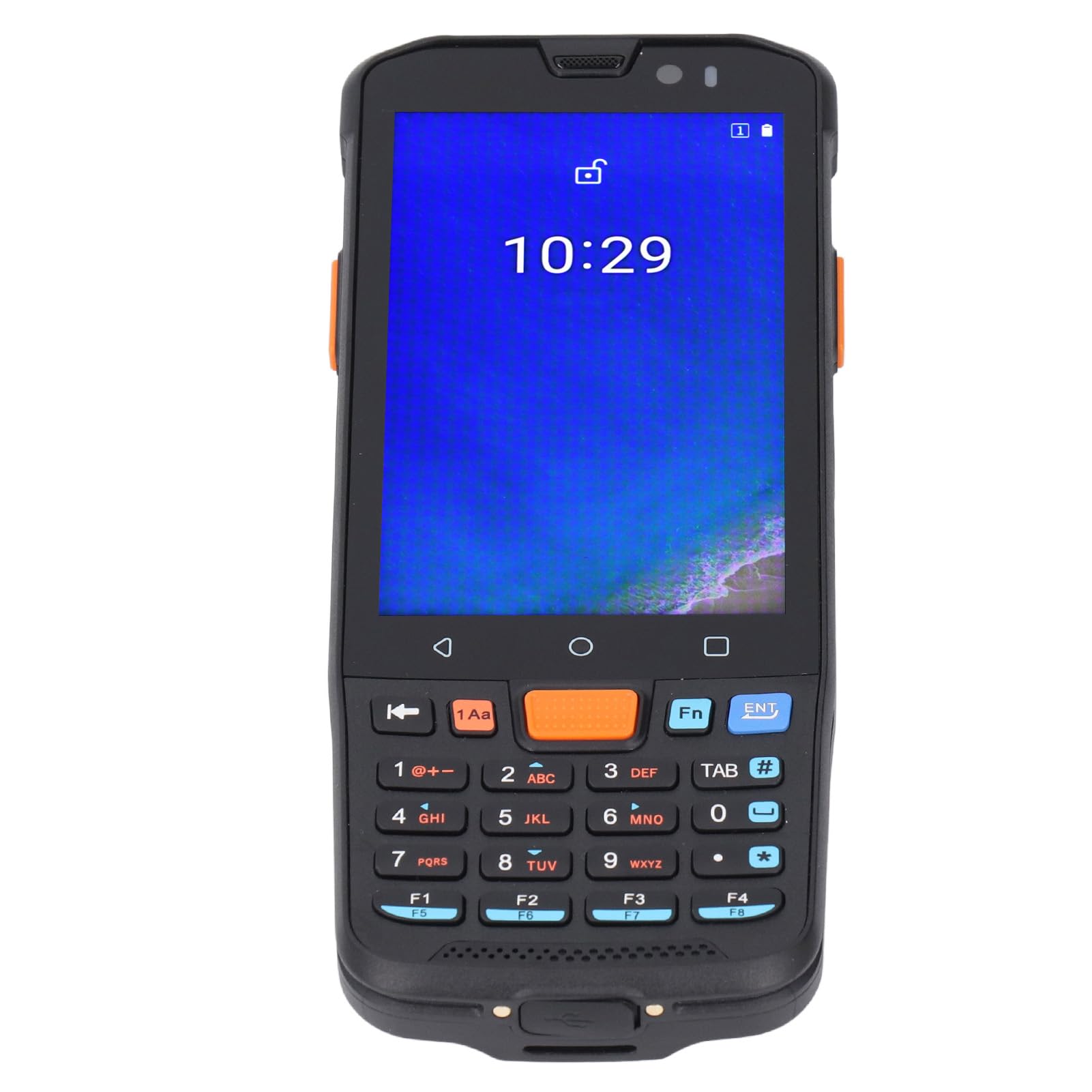 Android 11-Barcode-Scanner, Tragbarer 1D-2D-Barcode-Scanner, 4G WiFi 4,0-Zoll-Touchscreen-Handheld-Datenterminal, für Lager-Einzelhandelsinventur