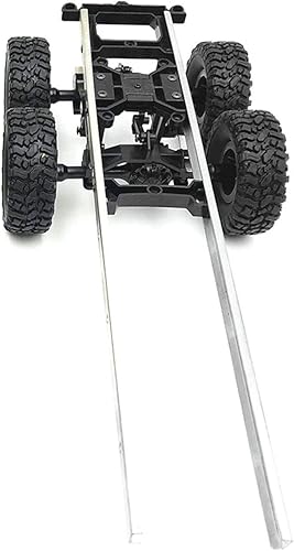 Miniatura 5 de Chasis de rastro de tanque de aceite, simulación de plástico de metal, tanque de aceite, kit de neumáticos de repuesto, durabilidad, tanques de