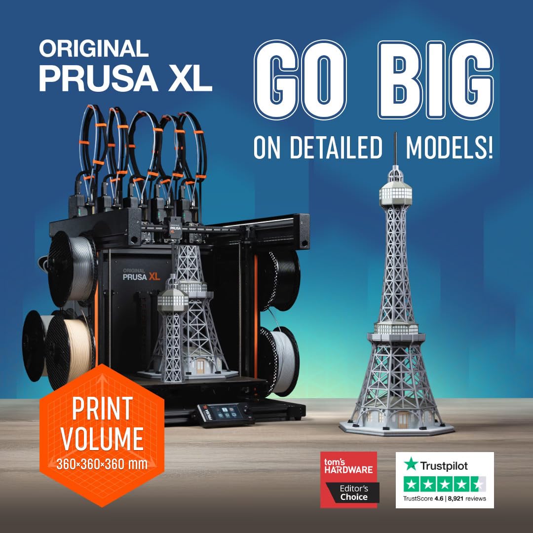 Amazon.co.jp: Original Prusa XL 組立済み 5ツールヘッド 3D