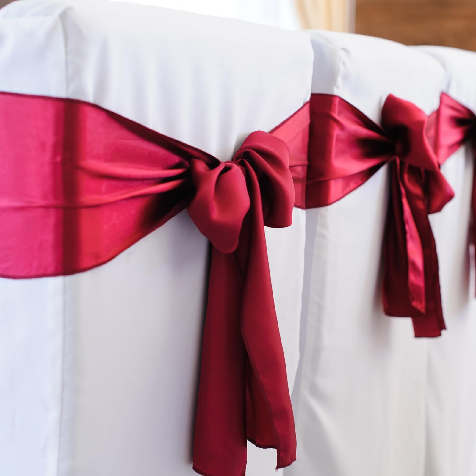 PATIKIL Rotolo di Nastro in Raso 4 Pollici X 22 Iarde, Nastro per Incarto Regalo per Kit Cerimonia Taglio Inaugurazione Fiocco Auto Sedia Fascia DIY Cucito Artigianato, Marrone Scuro