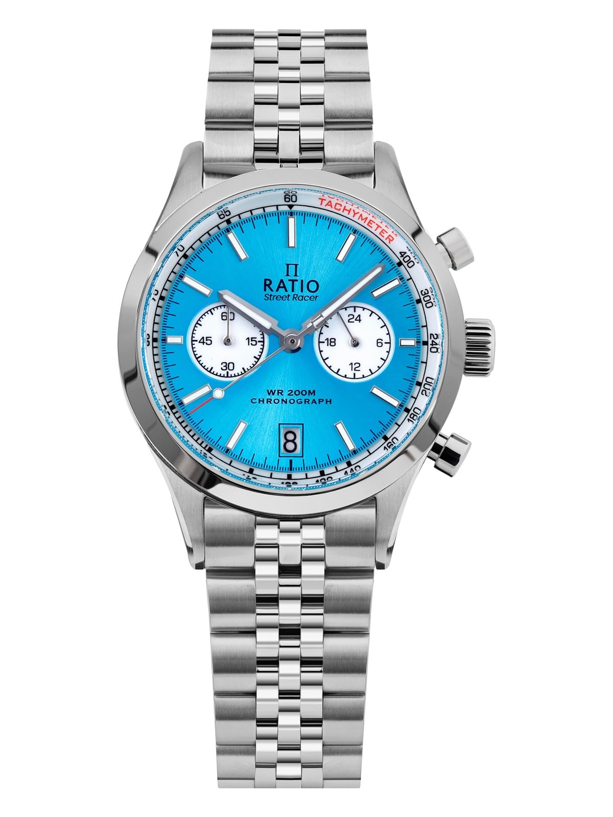 美盤オリジナルLeroy Smart & I Roy Master Mix Buy RATIO Street Racer Chronograph 200M Panda Dial Limited Edition