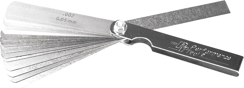 Calibrador de Lâminas Performance Tool W131C com 15 Lâminas e Régua de Aço de 7,62 cm