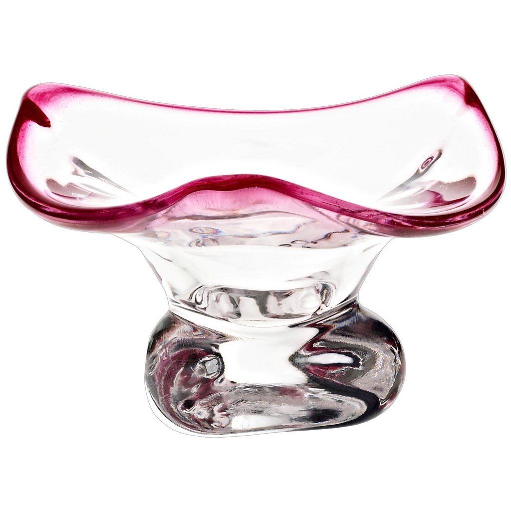 CRISTALICA Glasschale Golden Dust - Edle Obstschale 27cm