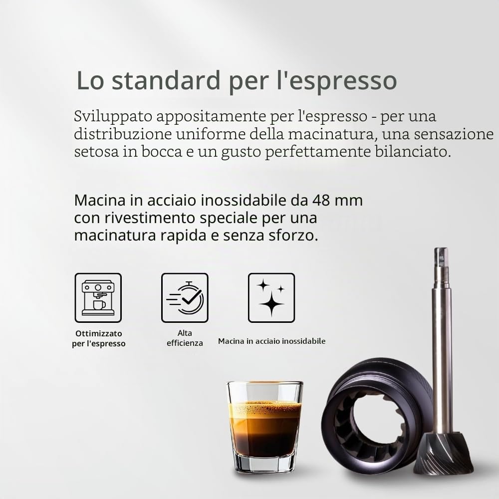 1Zpresso J-Ultra - Macinacaffè manuale in ferro, grigio conico, manico pieghevole, tazza con chiusura magnetica da 40 g, regolazione numerica fine, efficienza di macinazione più veloce, ideale per