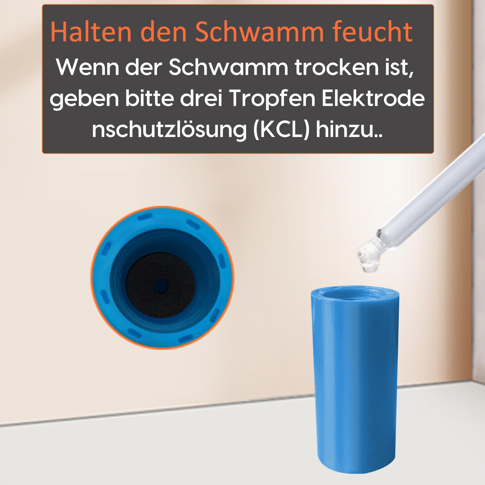 YINMIK Boden pH Sonde für YK-S01E Boden pH Messgerät, Ersatz Bodenelektrode für pH Tester