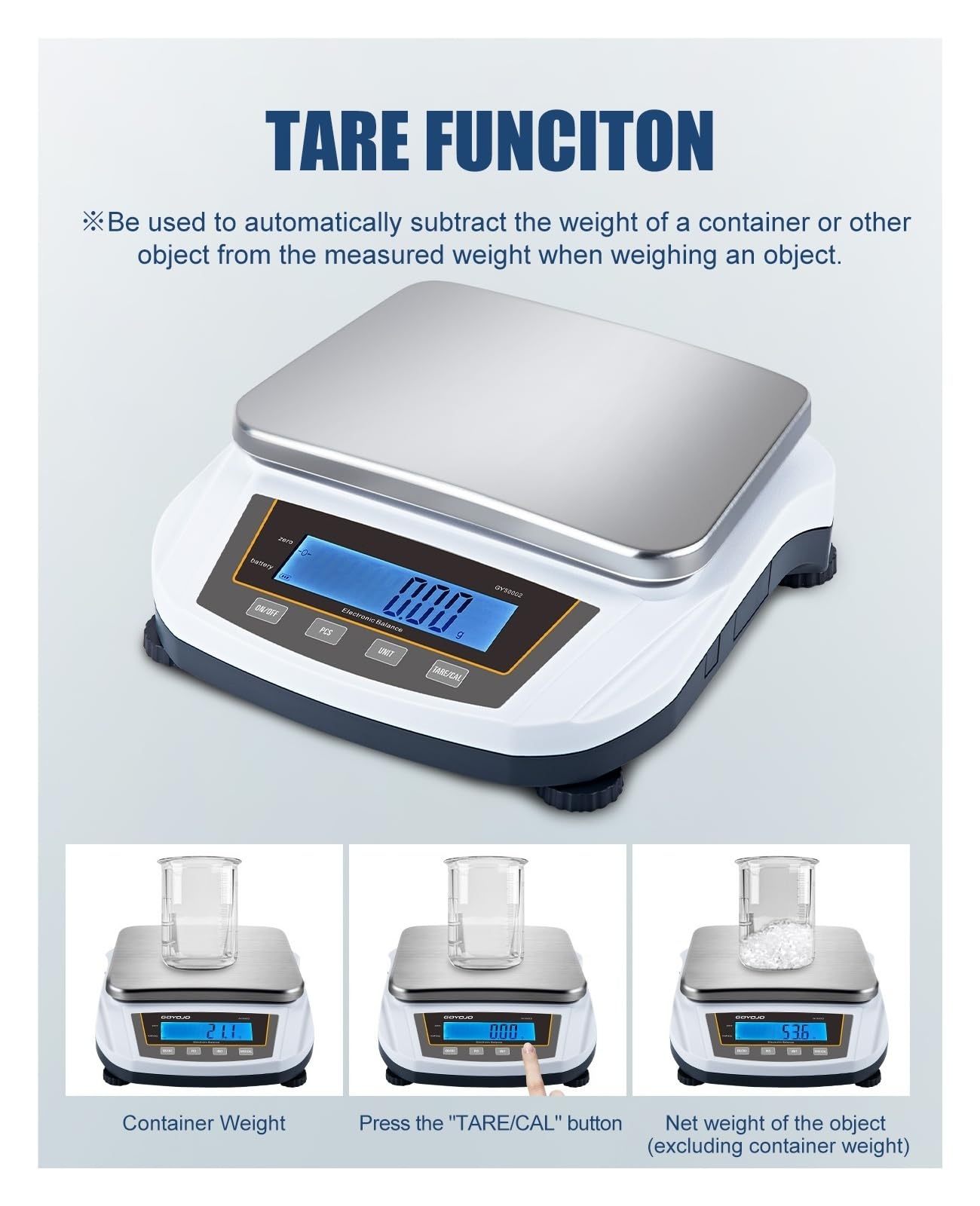2 kg/5 kg Präzisions-Schmuckwaage 0,01 g Labor Digitale elektronische Analysewaage Küchenwaage Für mehrere Objekte(2000g 0.01g)