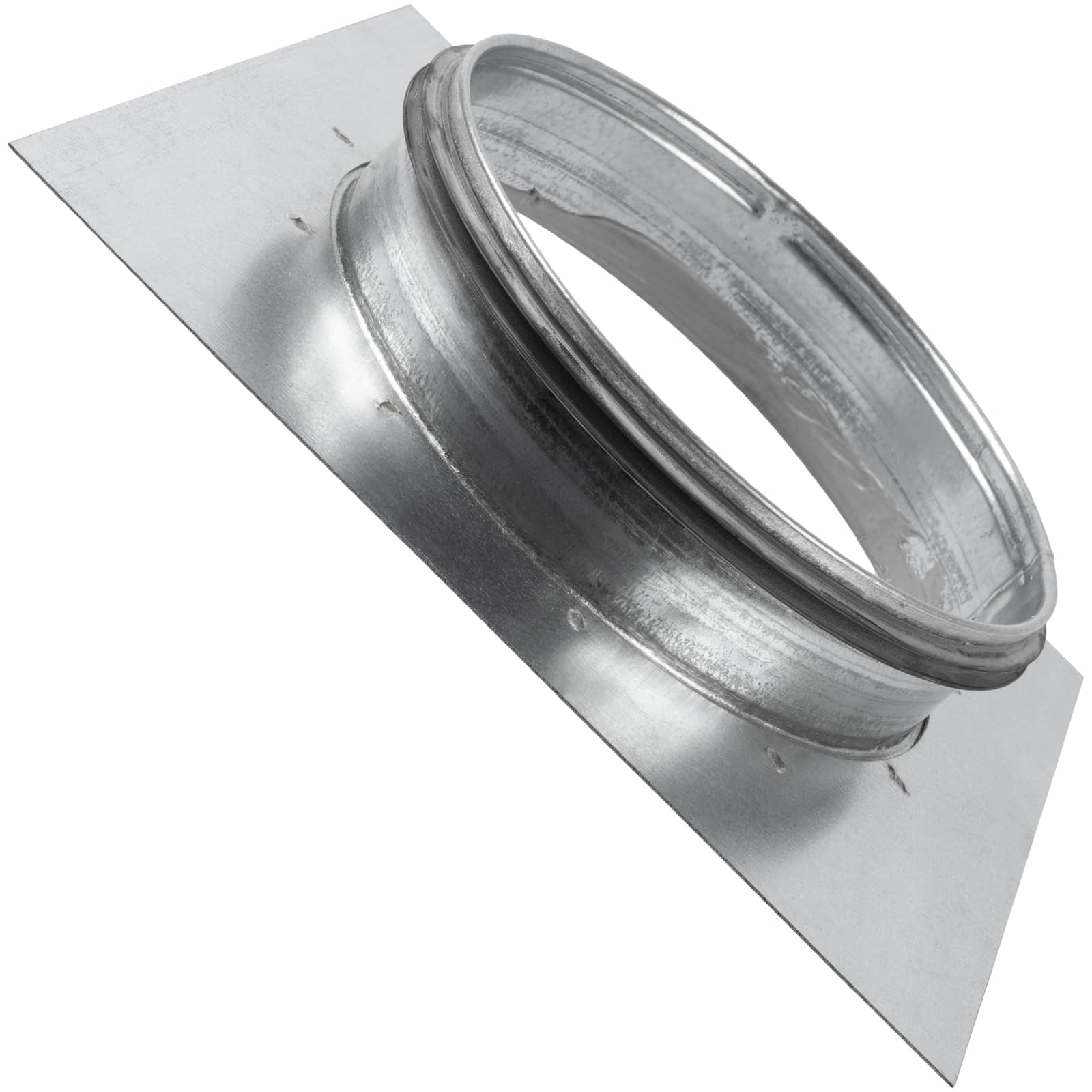 Vent Systems Kołnierz złącza kanałowego 15 cm z gumową uszczelką EDPM - adapter odpowietrzający suszarki i płyta montażowa - idealny do bezszwowych połączeń kanałowych HVAC, wentylatorów wyciągowych i