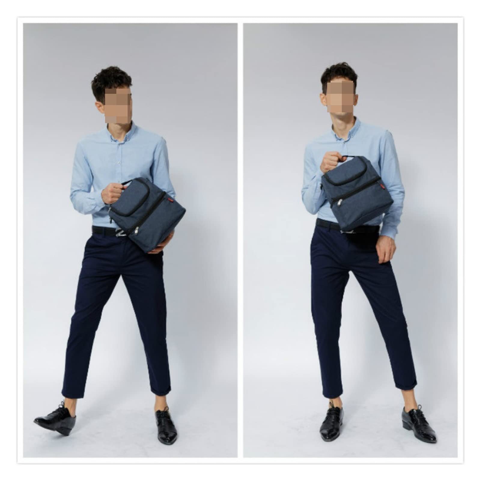 Cooler Mochila Bolsas de Almuerzo Fiambrera térmica para niños Bolsa de Comida Bolsa de Picnic Bolso Cooler Caja de Almuerzo aislada (Negro 1)