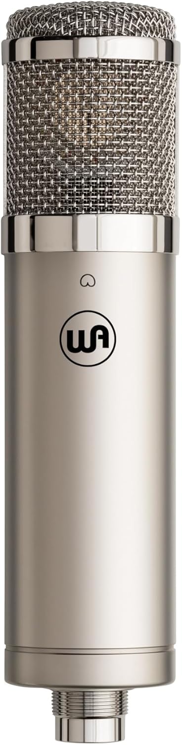 Warm Audio WA-47jr SE Large-Diaphragm Cardioid Condenser Microphone, Vintage-Inspired, Rich Analog Studio Sound for Vocals & Instruments, Nickel (XLR)