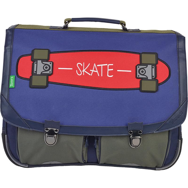 Cartable 41 cm boucles Tann's Les Fantaisies Nathan Bleu/Kaki, Luggage  Children's Luggage