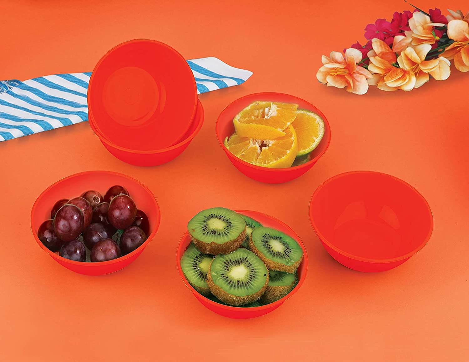 Unbreakable Polypropylene Bowls - Set of 6 -2