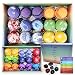 Essential Oil Bath Aromatherapy! 10 Lush Bath Bombs. Super Sized Natural Bath Fizzers with Organic Ingredients!Spa Gift basket #1 Thank You Gift Basket, Gift for Teacher