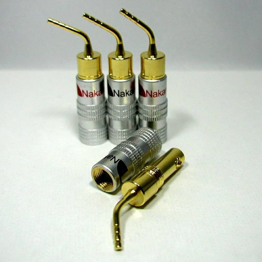 Amazon | ナカミチ Nakamichi 24K 金メッキ スピーカー ターミナル用