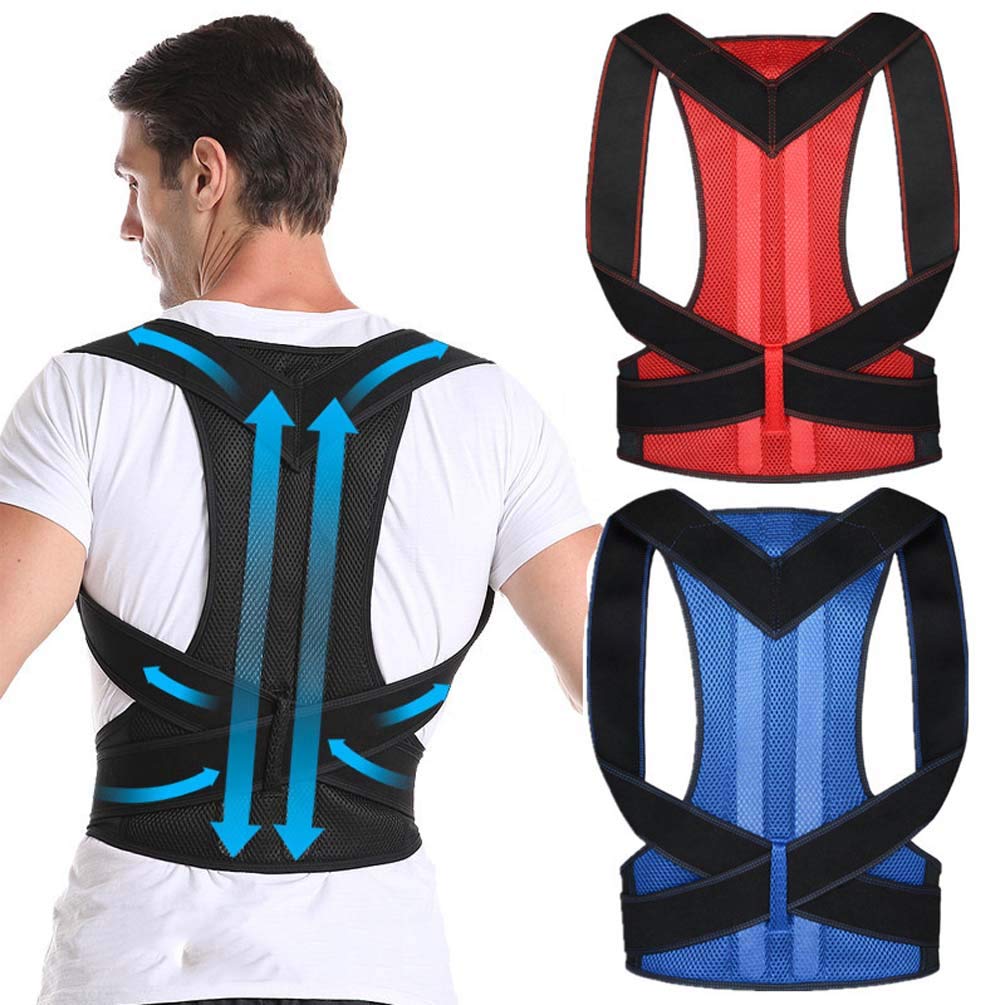 Multar Corrector de Postura Espalda; Soporte de Espalda y Columna Lumbar; Aliviar el Dolor de Espalda y Hombro; Ajustables; corrección de Postura Unisexo, XL, XL