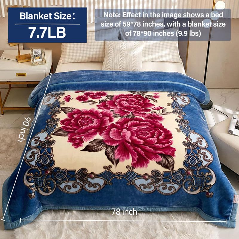 Amazon.com: MODUSKYE Mink Blankets, 7.7 lbs Korean Heavy Fleece