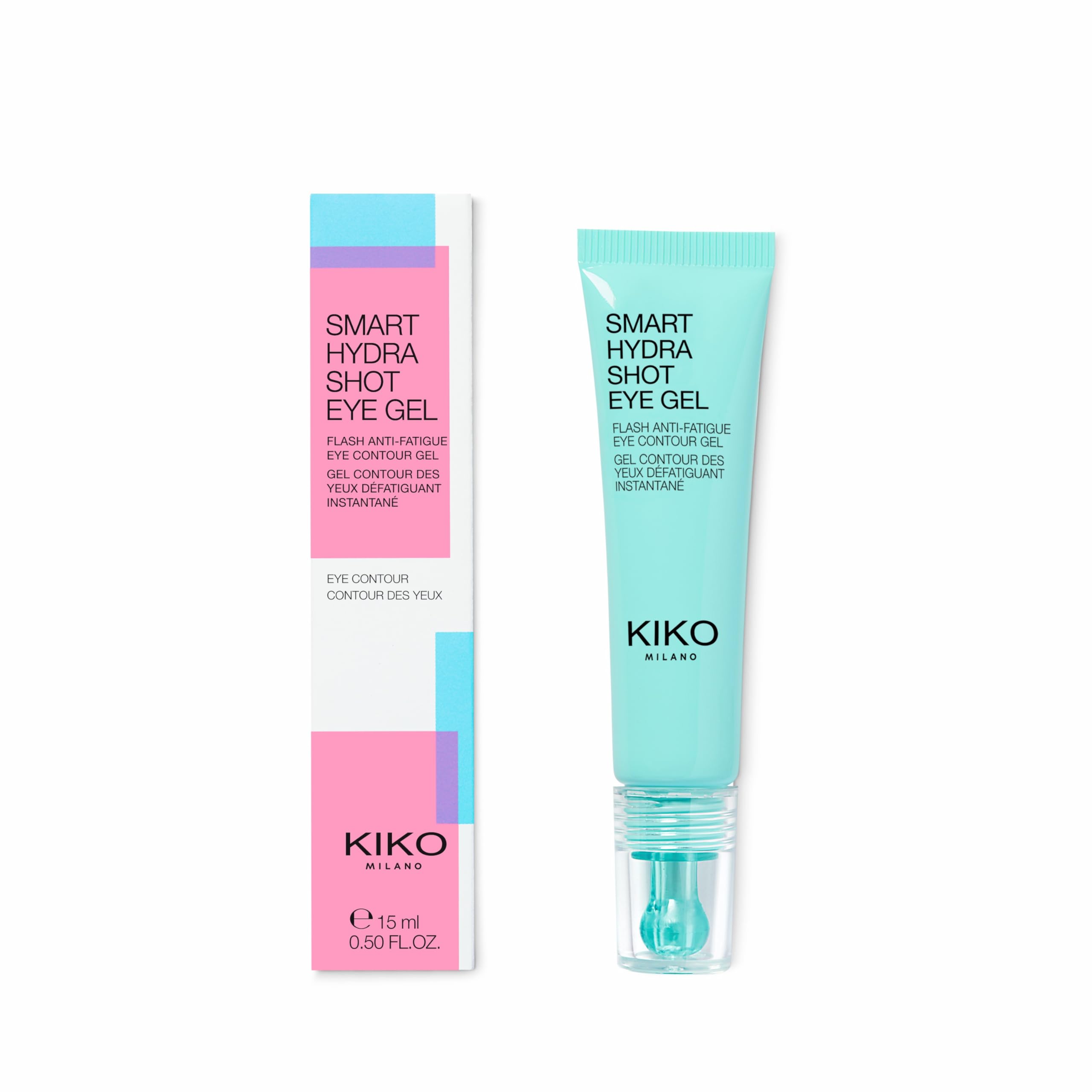 KIKO Milano Smart Hydra Shot Eye Gel | żel nawilżający przeciw workom i cieniom