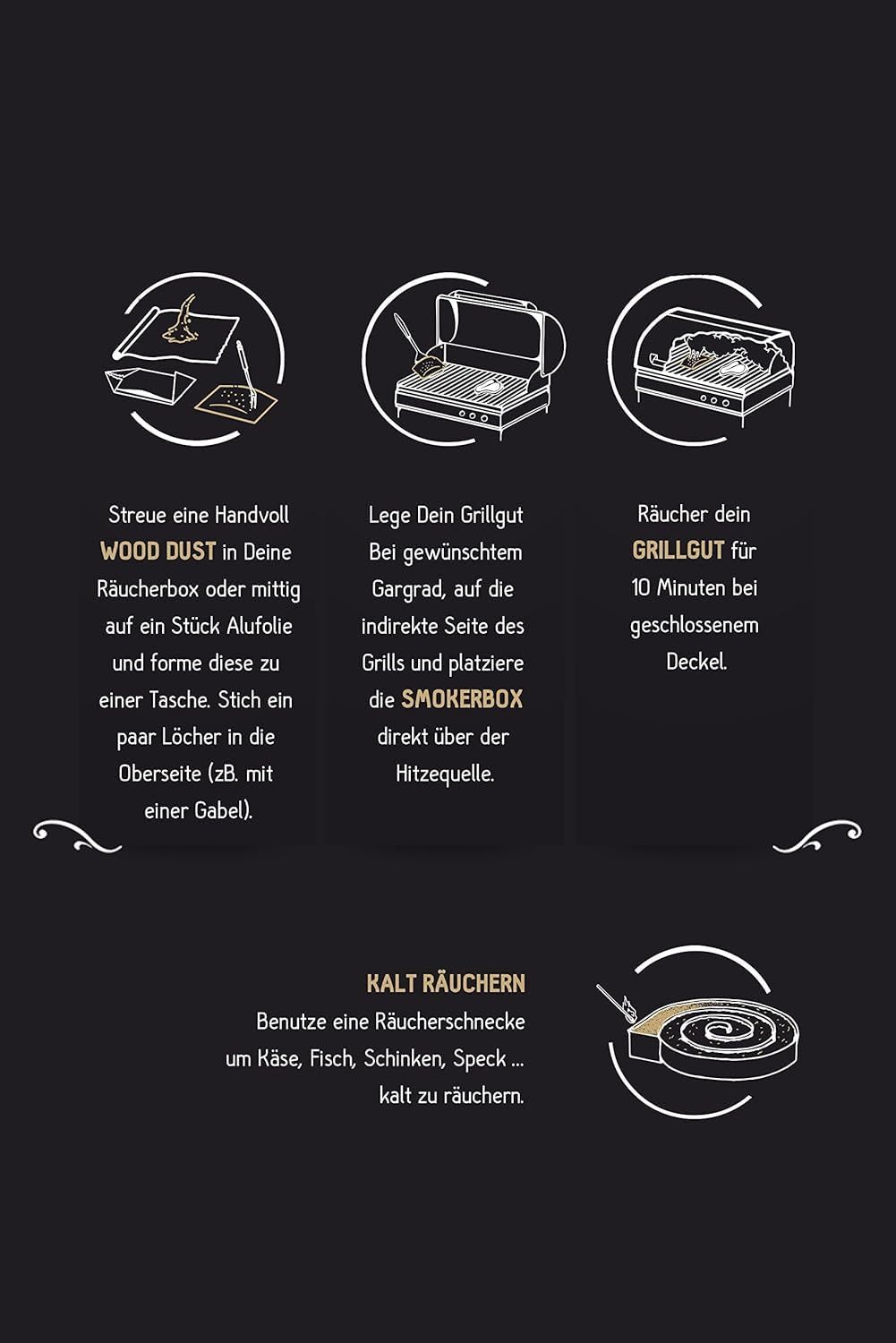 Räuchermehl Wood Smoking Dust. Zum räuchen und kalträuchern von Fisch, Fleisch und Gemüse auch für BBQ und Grill geeignet. In Wiederverschliessbaren-Eimer befüllt mit 5,5 Liter Buche