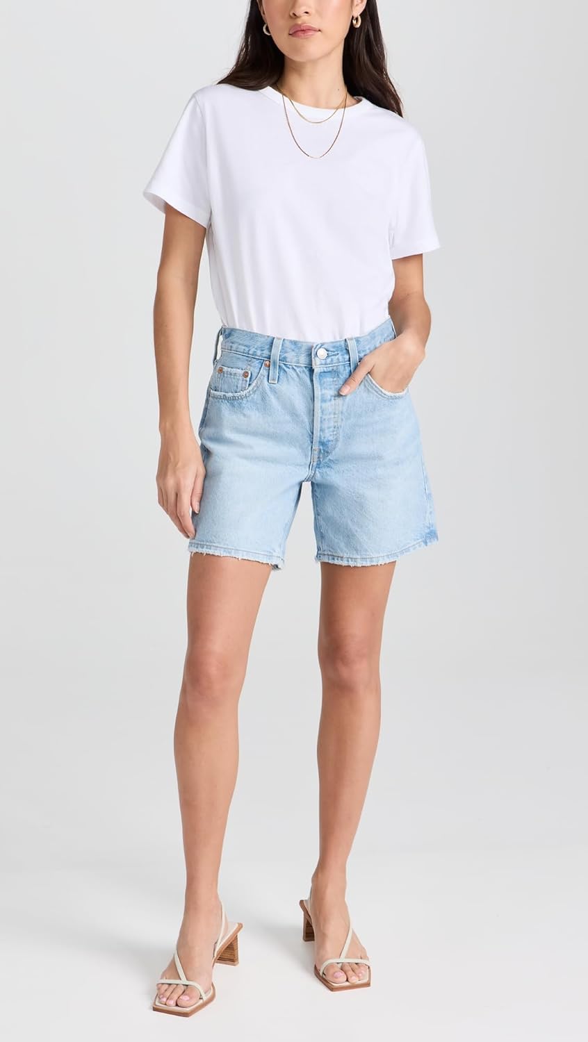 Levi's Womens 501® Mid Thigh Shorts - Image 5