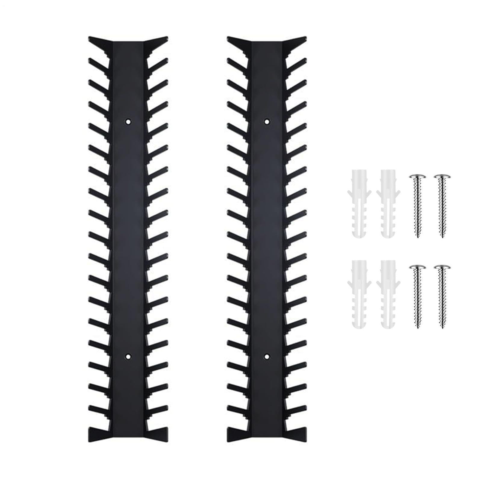 Organizador de pared de metal resistente para videojuegos, 2 piezas