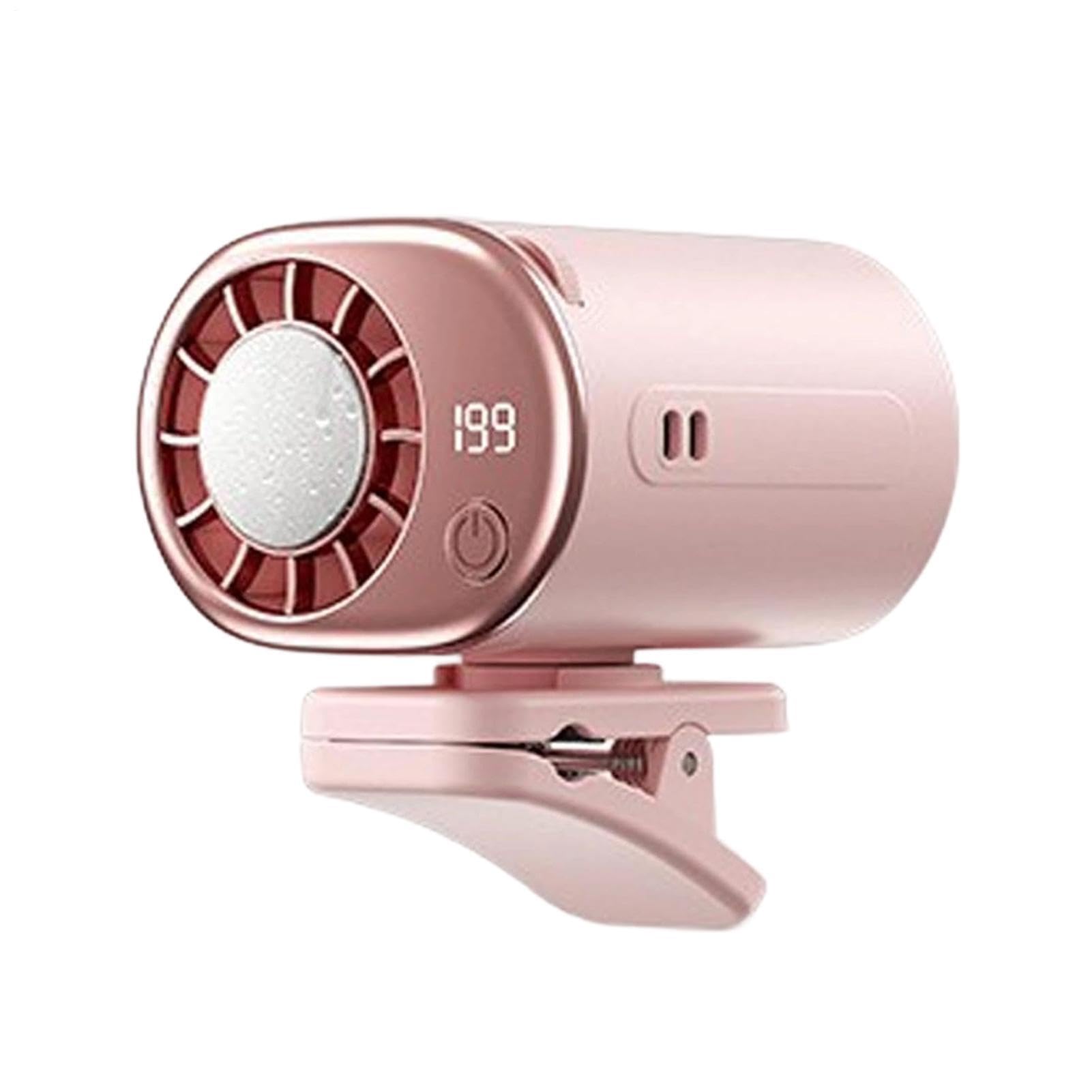 Ventilador de pinza pequeño con 199 velocidades y pantalla LED para potenciar el aire de tu coche