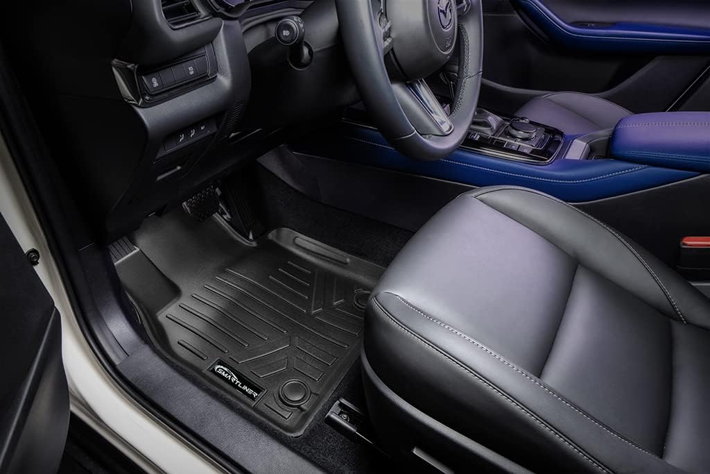 SMARTLINER Custom Fit All Weather 2 Row Floor Mat Liners Set for 2020-2025 Mazda CX30