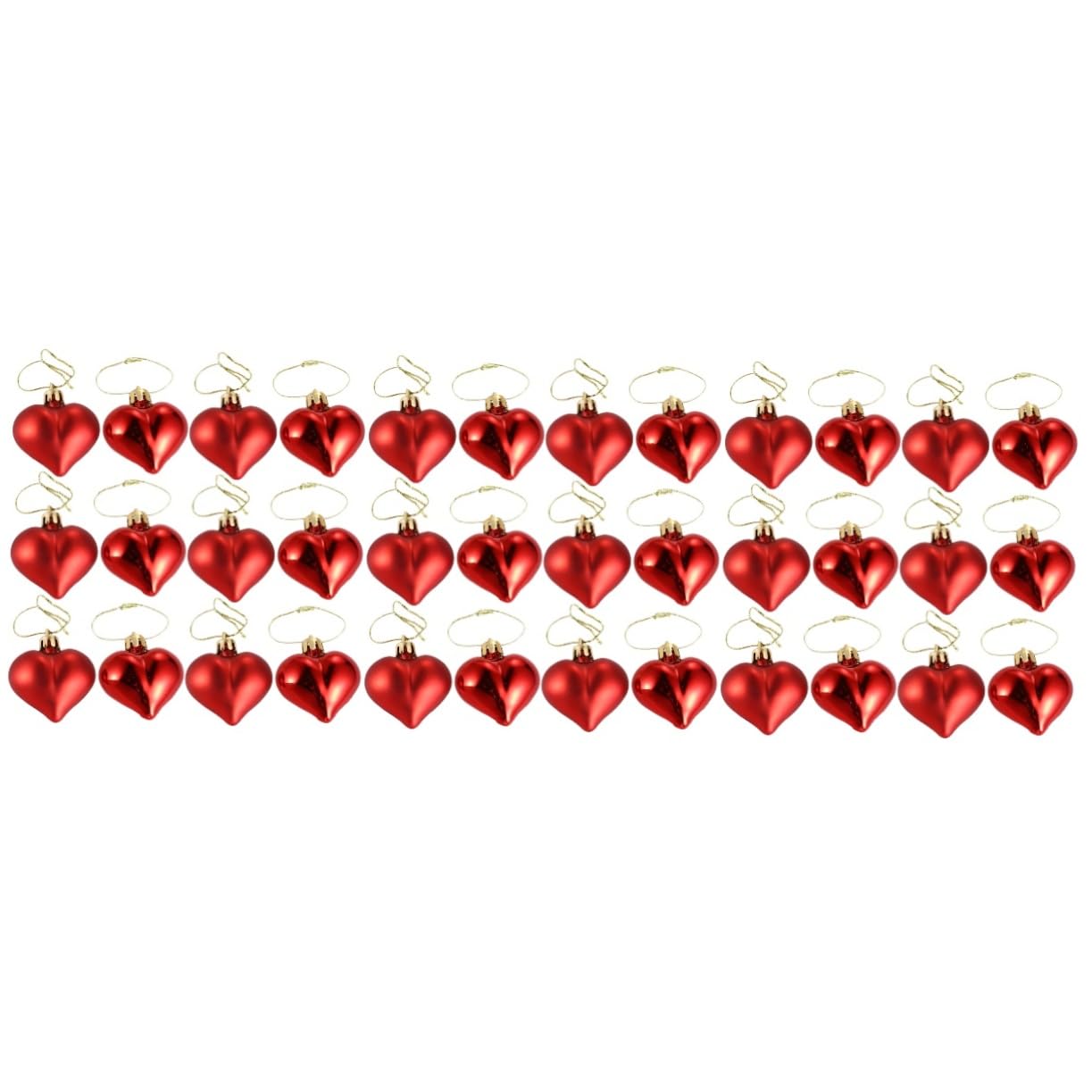 Zerodeko 3 Sets Hochzeitsschild-Dekoration Herz-Kugeln Für Partys Romantische Hängedekoration Liebesherz-Ornamente Heimdekoration Für Feiern 36 Stück * 3