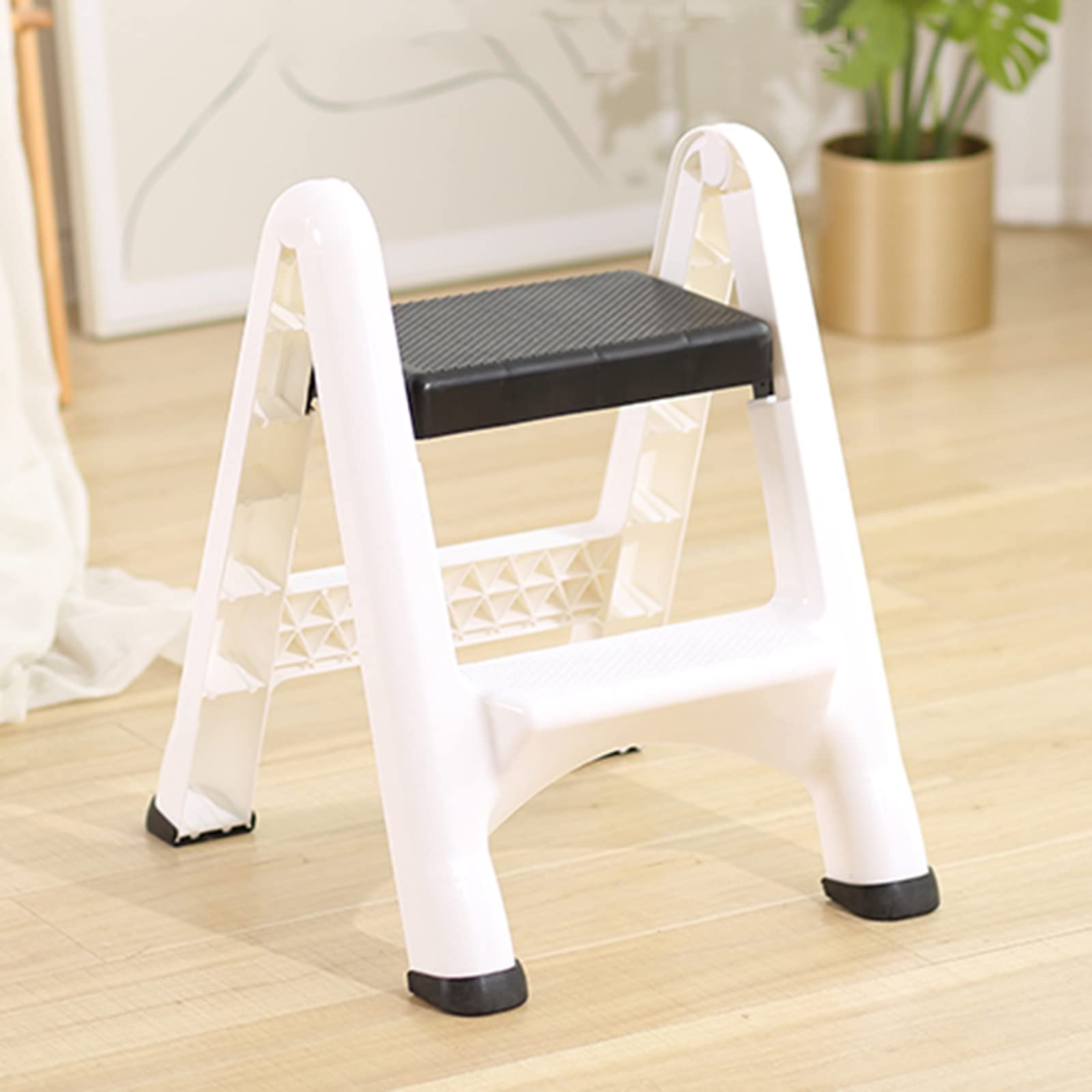 Tabouret pliant deux marches plastique PP marchepied compact