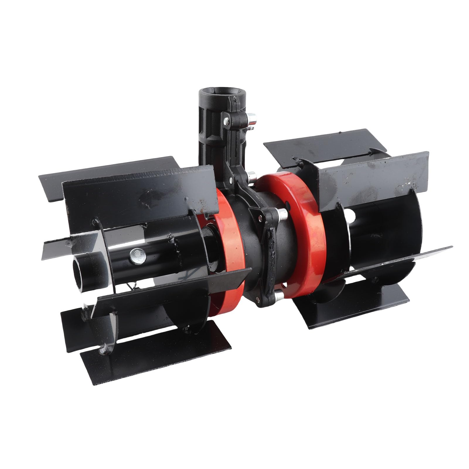 Weeding Deep Plowing Wheel, 9 Teeth Tines Tillers Gardening Foldable Electric Garden Rototiller Wheels,10cm Weeding Wheel Universal Wheel for Grass Mower Tiller Scarifier 26mm