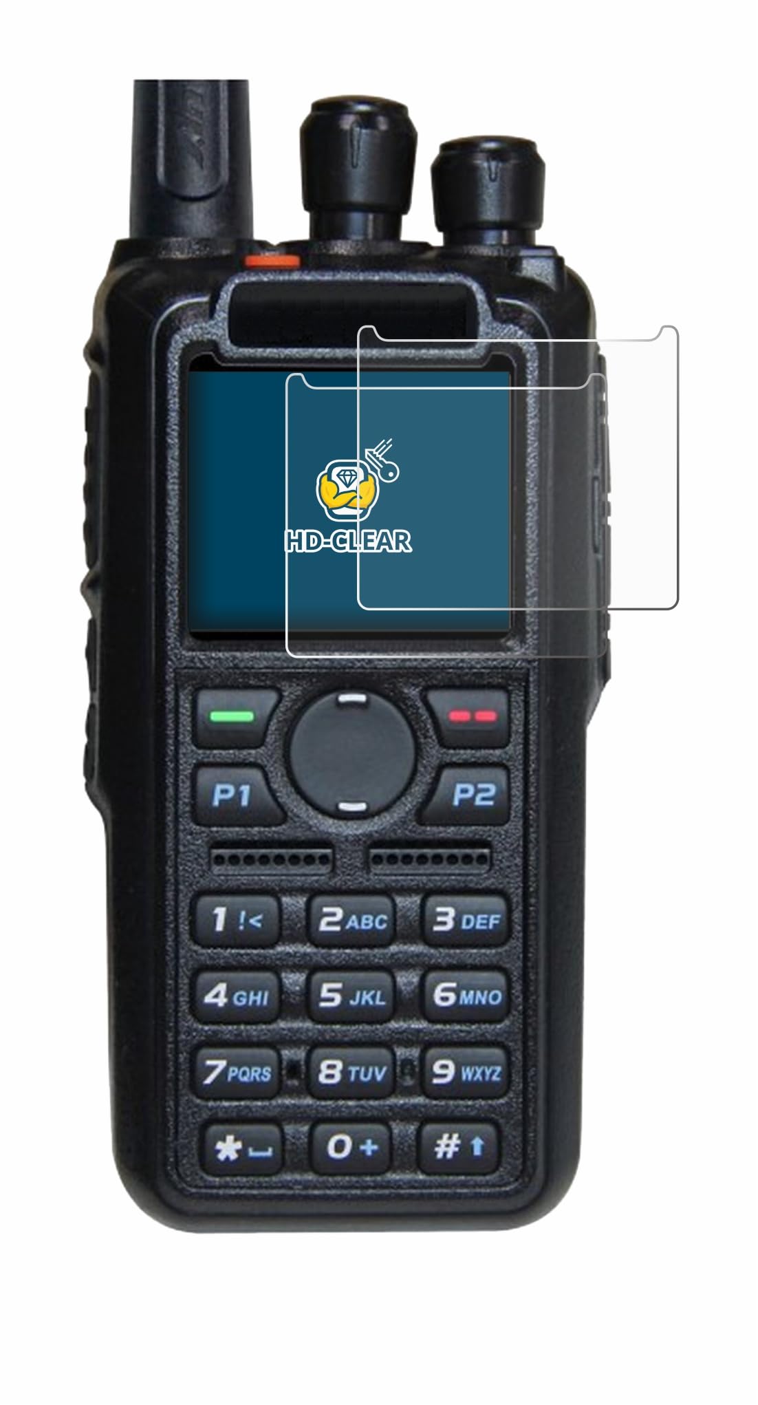 Brotect Pellicola Protettiva Per ISDT Q6 Plus (2 Pezzi) - Trasparente HD, Anti-Impronte, Antigraffio, Made In Germany - Protezione Schermo