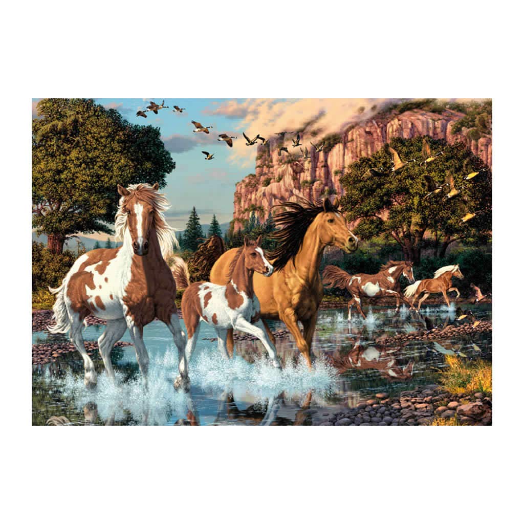 1000-Teile Puzzle „Geheime Sammlung“ – Tiger-Motiv, Made In Czech Republic