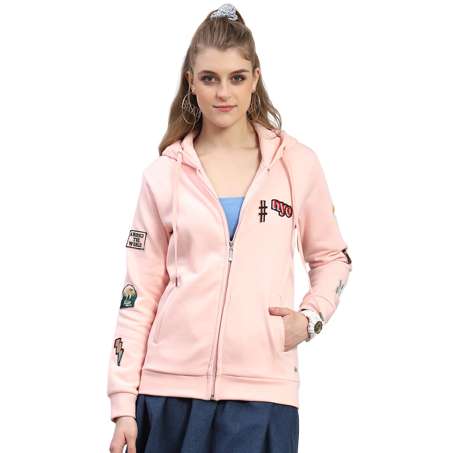 monte carlo Womens Embroidered Hooded Neck Full Sleeve Casual Sweatshirt (223062715)-picture-23