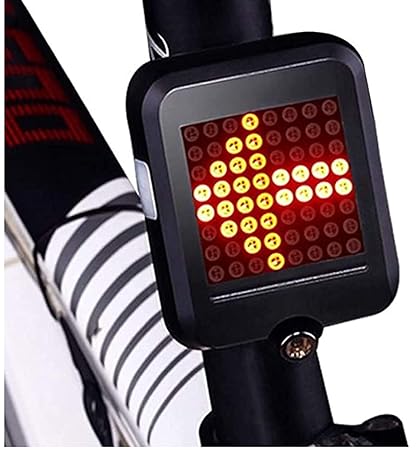 AFPIN Cycle Indicator Light 64 LED Laser Wireless Tail Light Indicator Turn Signal Light Cycle Indicator Light Rechargeable Cycle Light for Bicycle