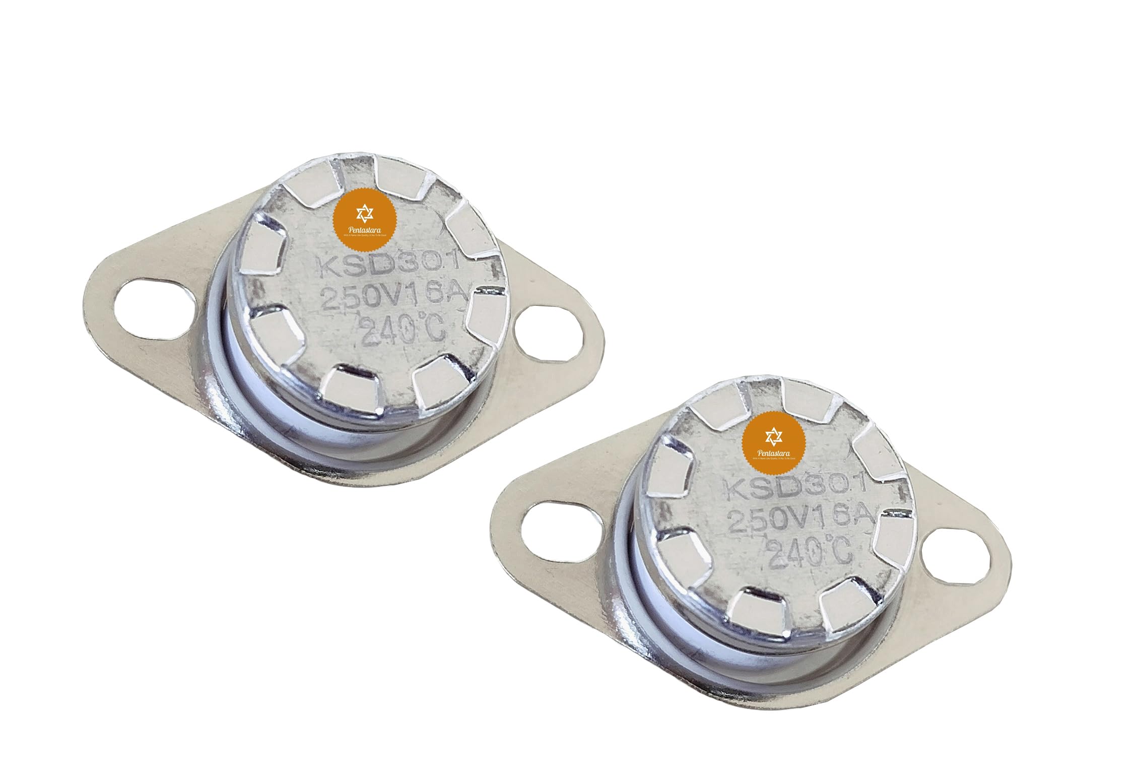 PENTASTARA® -KSD301 Thermostat 240°C Temperature Thermal Switch Thermostats,16A 250VAC (2 Units) (Thermostat 240°C,16A)-image-11
