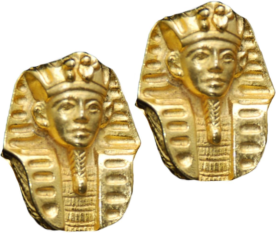 MANUFACTURED IN USA - King Tut Mask Cufflinks - From Our Museum Reproductions Store