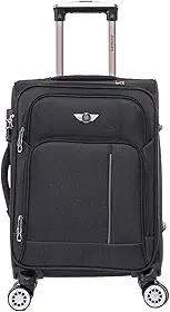 Mala de Bordo Little Havana Super Leve 360° SantinoALKV501P Cor: Preto