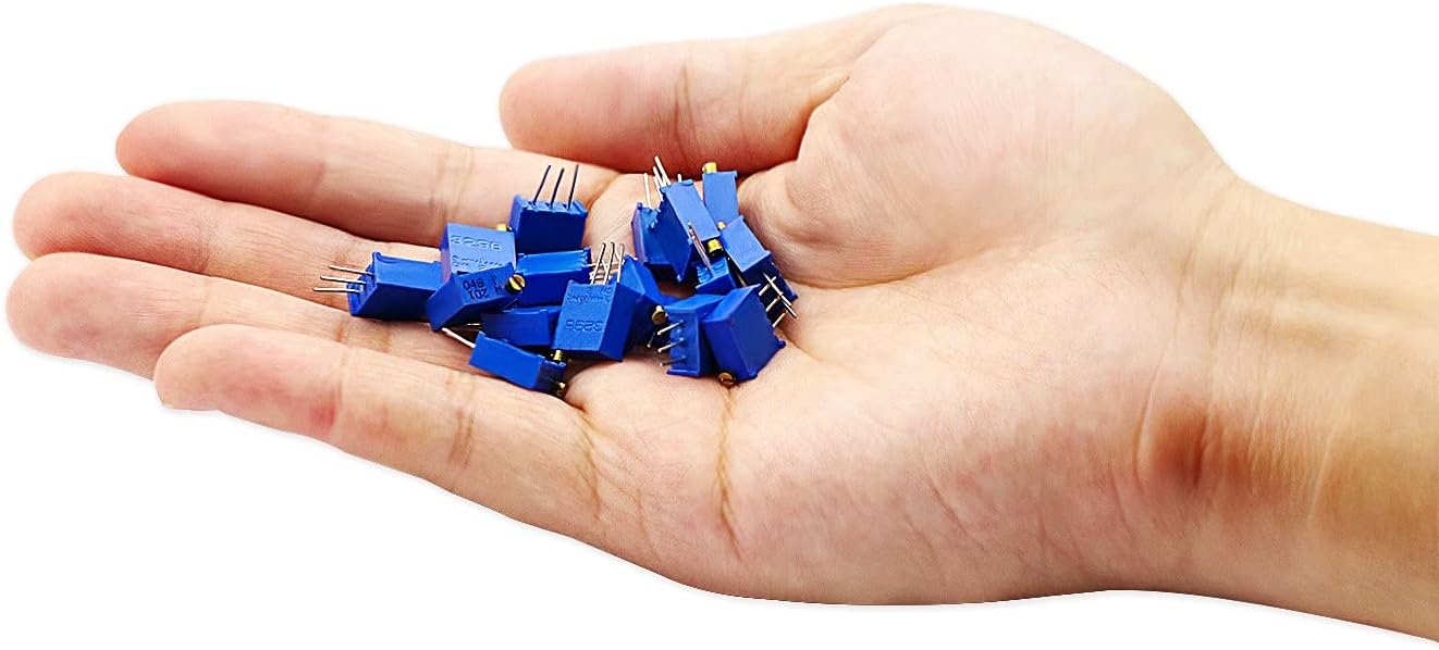 3296W Multiturn Trimmer Potentiometers 10 Values 50PCS 100-100KΩ image 5