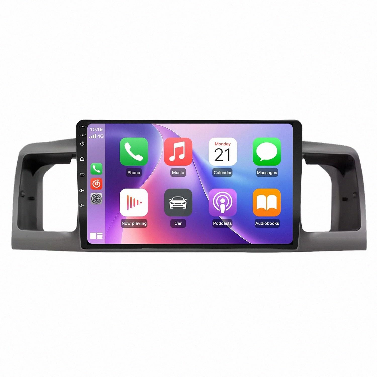 Radio Coche 2 DIN Android Auto para Toyota Corolla 2007-2012 con Pantalla Mirror Link y GPS 8