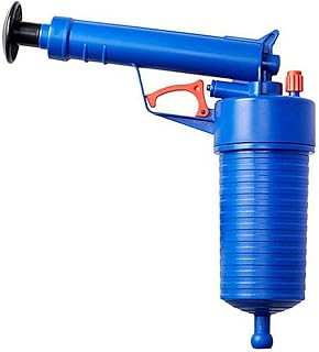 Toilet Plunger, Drain Pump Cleaner, Manual Clog Remover with 4 Replaceable Heads, High Pressure Air Drain Blaster Cleaner Pump for Bathroom, kitchen, Bathtub,Toilet, Floor Drain