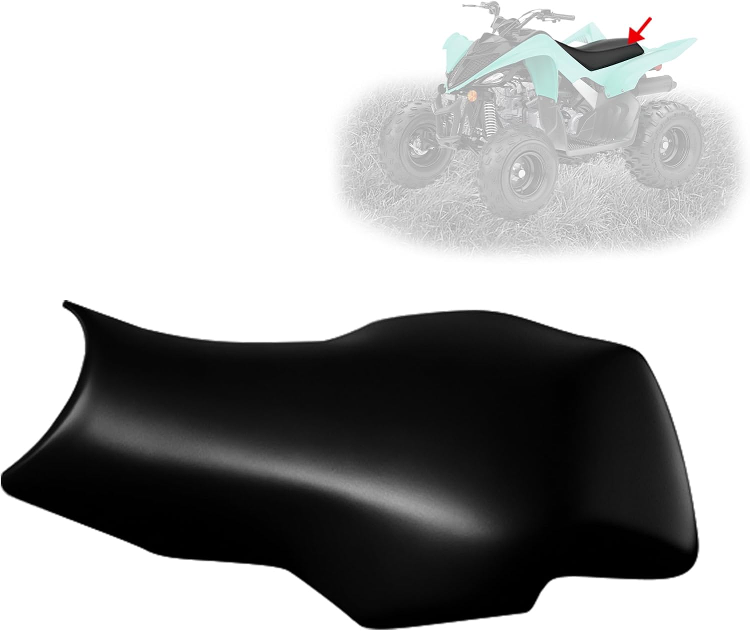 Seat Cover Replcaement for 1988-2001 Polaris Trail Boss 250 300 325 350 400, 1994-95 Xplorer 300, 2000-01 Xplorer 250, Black